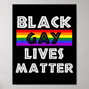 Schwarze Schwule Leben Problem Schwarze Geschichte Poster