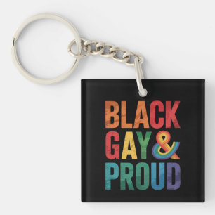 Schwarze Schwule und stolze schwarze LGBTQ Queers Schlüsselanhänger