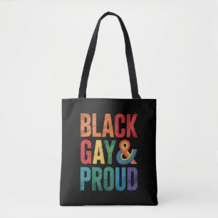 Schwarze Schwule und stolze schwarze LGBTQ Queers Tasche