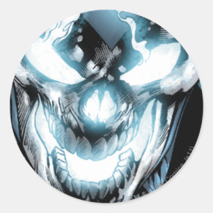 Schwarze Signalleuchte Runder Aufkleber