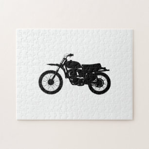 Schwarze Silhouette eines Fahrrads - Hintergrundfa