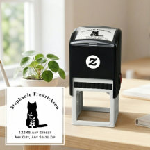 Schwarze Silhouette Katze Blumen Haustierliebhaber