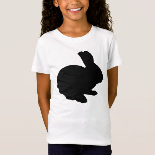 Schwarze Silhouette Ostersonniges Shirt