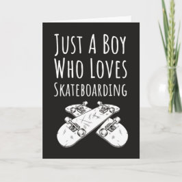 Schwarze Skateboardkarten für Babyjungen Skateboar Karte