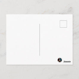 Schwarze Skidesigns & Wintermotive Postkarte