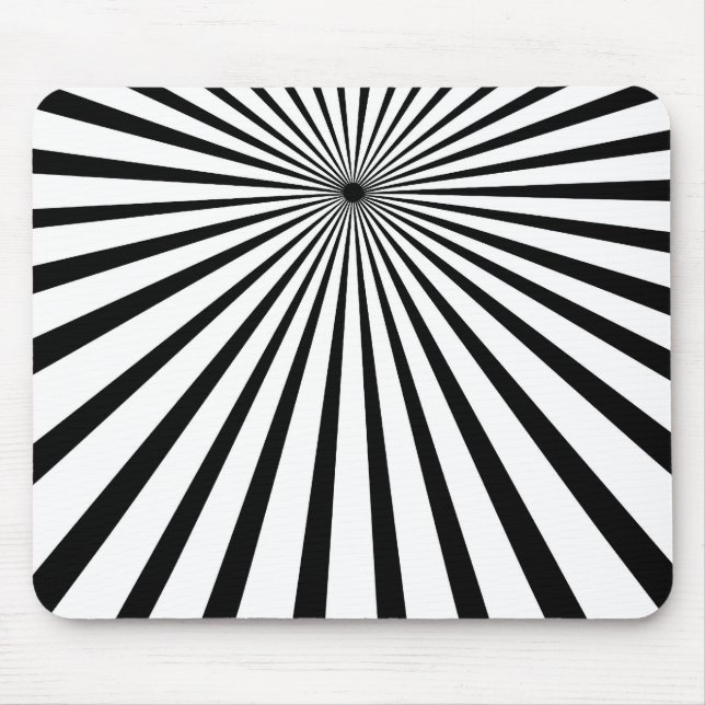 Schwarze Sonne Mousepad (Vorne)