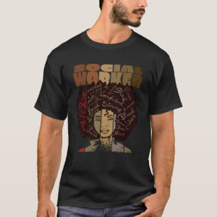 Schwarze Sozialarbeiter I bin unzerbrechlich afrik T-Shirt