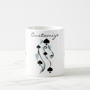 Schwarze Spades Tattoo Style Thunder_Cove Kaffeetasse