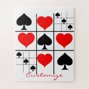 Schwarze Spades Tic Tac Toe Thunder_Cove