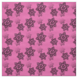 Schwarze Spitze auf rosa Stoff