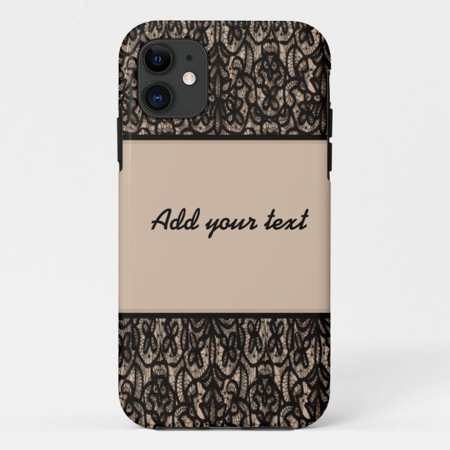 Schwarze Spitze v4 Case-Mate iPhone Hülle (Rückseite)