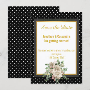 SCHWARZE SPOT LAYER ROSE EUCALYPTUS SAVE THE DATE