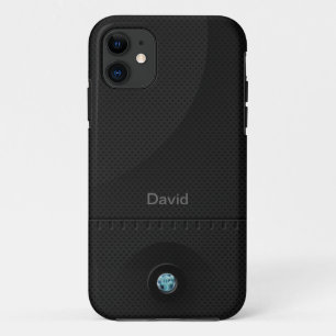 Schwarze StahlSamurais iPhone 11 Hülle