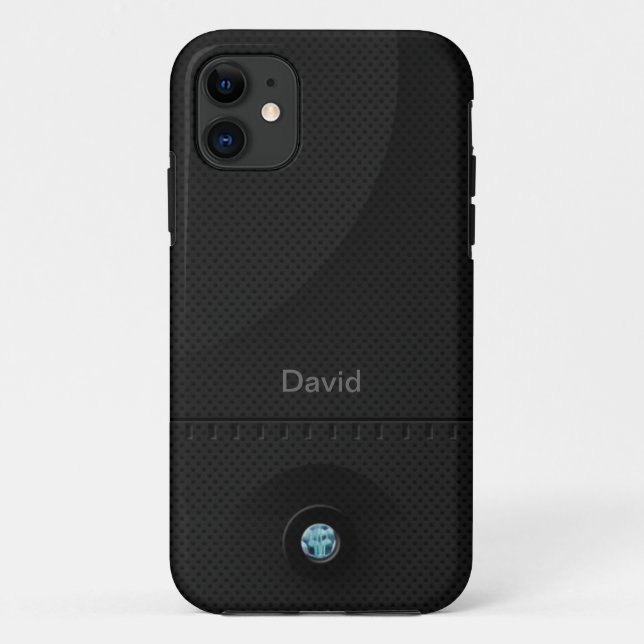 Schwarze StahlSamurais Case-Mate iPhone Hülle (Rückseite)