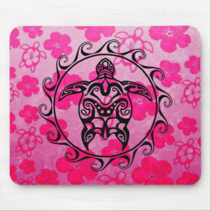 Schwarze Stammes- Schildkröte Mousepad