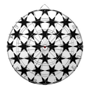 SCHWARZE STARTEN DARTSCHEIBE