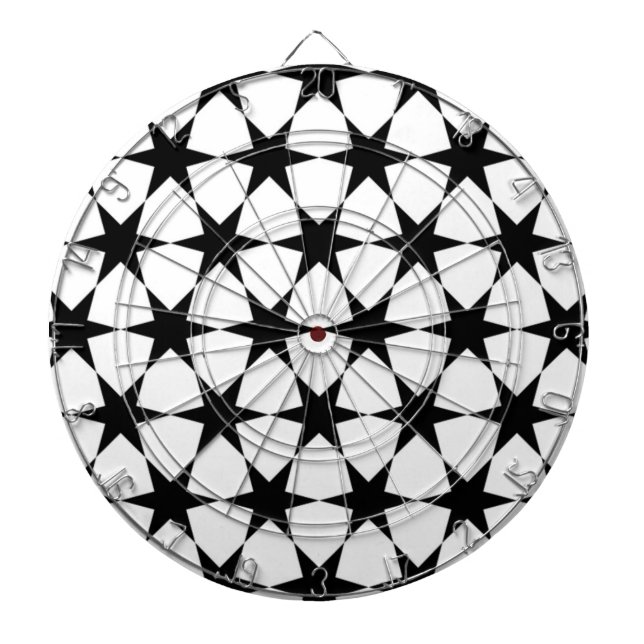 SCHWARZE STARTEN DARTSCHEIBE (vorne)