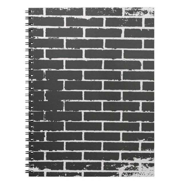 Schwarze Steine Notizblock (Vorderseite)