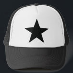 schwarze Sternikone Truckerkappe<br><div class="desc">schwarze Sternikone</div>