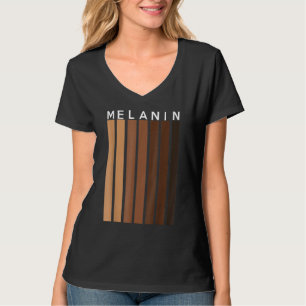 Schwarze Stolz Melanine für Frauen Afro Queens K T-Shirt