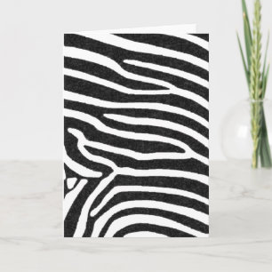 schwarze Streifen des Zebra Karte