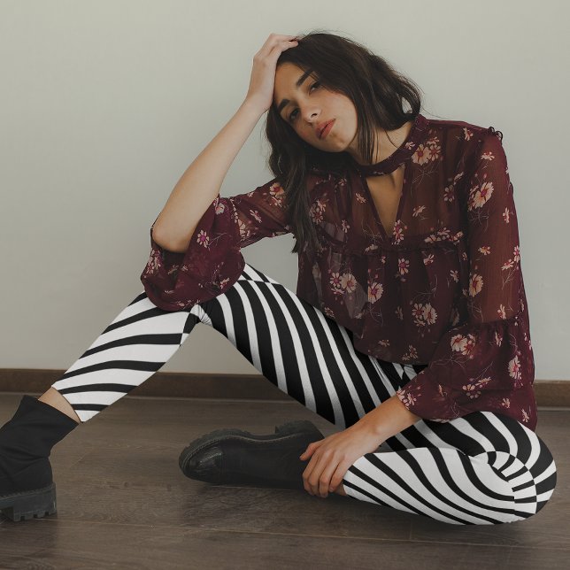 Schwarze Streifen Leggings (Von Creator hochgeladen)