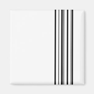 Schwarze Streifen Magnet