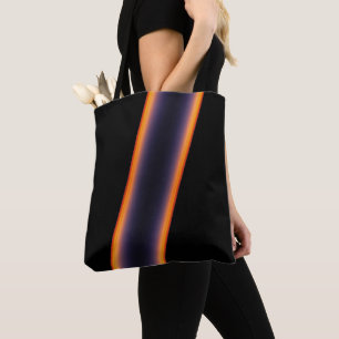 Schwarze Streifen Tasche