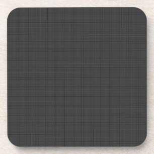 Schwarze strukturierte Quadrate Getränkeuntersetzer