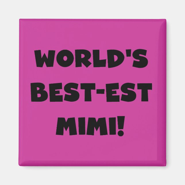 Schwarze T - Shirts und Geschenk des Gut-est der Magnet (Vorne)