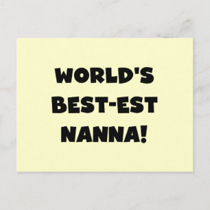 Schwarze T - Shirts und Geschenke Text Gut-est Postkarte