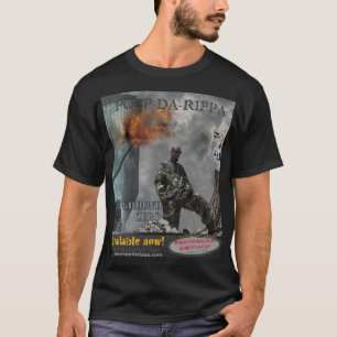 Schwarze T Version 1 des Bodennullpunkt- T-Shirt