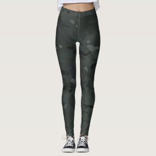 Schwarze Tarnung I Leggings