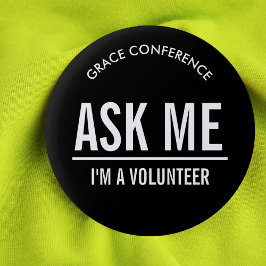 Schwarze Tasten für Freiwillige Button