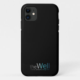 Schwarze Telefonzelle mit dem Well Logo Case-Mate iPhone Hülle