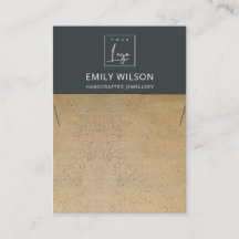 SCHWARZE TERRACOTTA-TEXTURE-LOGO-ANZEIGE