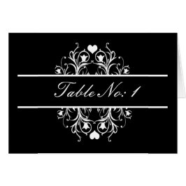 schwarze Tischplatine