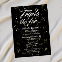 Schwarze Triple macht Spaß Freunde gemeinsamer Geb