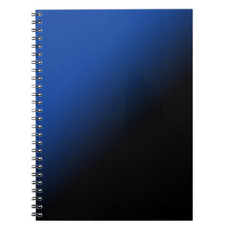 Schwarze u. blaue Steigung Notizblock