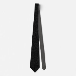 Schwarze u. graue elegante Paisley-Krawatte Krawatte
