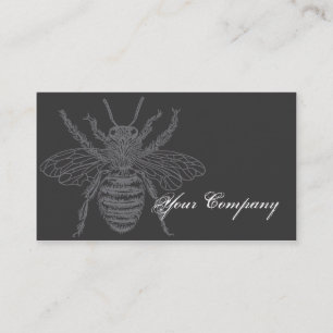 Schwarze u. rote Bienen Bizcard Visitenkarte