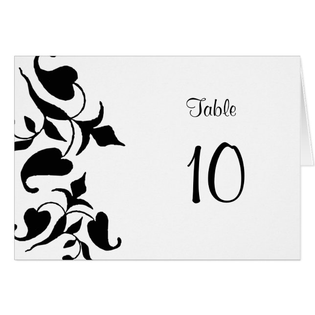 Schwarze u. weiße moderne (Vorderseite (Horizontal))