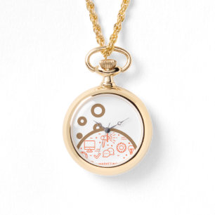 Schwarze Uhr aus Edelstahl