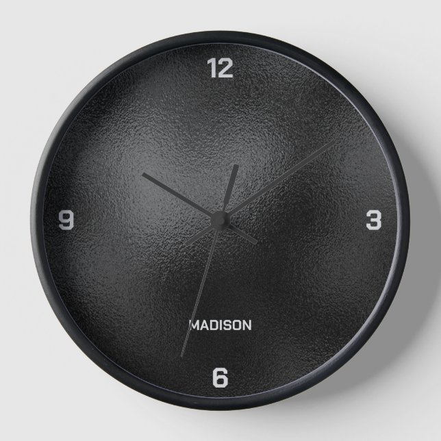 Schwarze Uhr schimmern (Vorderseite)