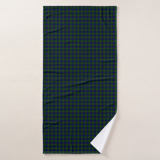 Schwarze Uhrschottisches Tartan-Bad-Tuch Badehandtuch
