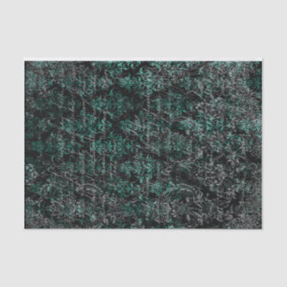 Schwarze und aquamarine Entsprechung Seidenpapier