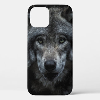 SCHWARZE UND BROWN-WOLF-MALERIE Case-Mate iPhone HÜLLE