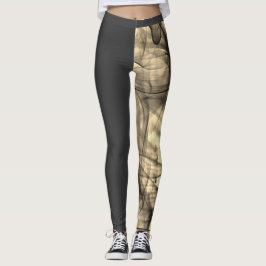 Schwarze und geräucherte Schatten Moderne, einziga Leggings
