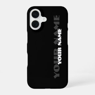 Schwarze und goldene königliche Kronen-Handyhülle  iPhone 16 Hülle