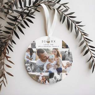 Schwarze und goldene Pine mit mehreren Gittern Ornament